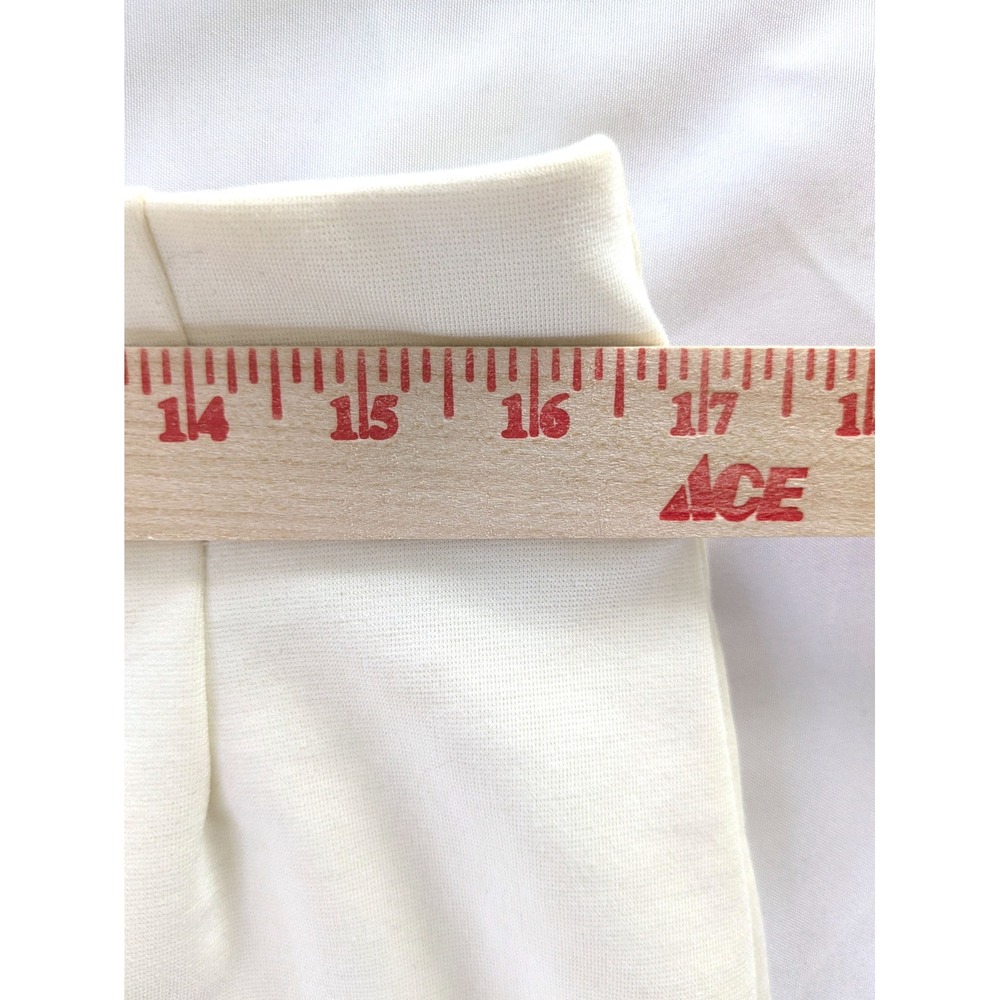 Jennifer Lopez White Asymmetrical Zip Pencil Skirt Womens 14 Stretch Lined - Picture 5 of 6